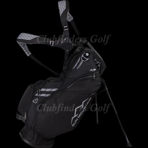 NEW Sun Mountain 4.5LS 14-Way Black Golf Stand Bag w/ Raincover