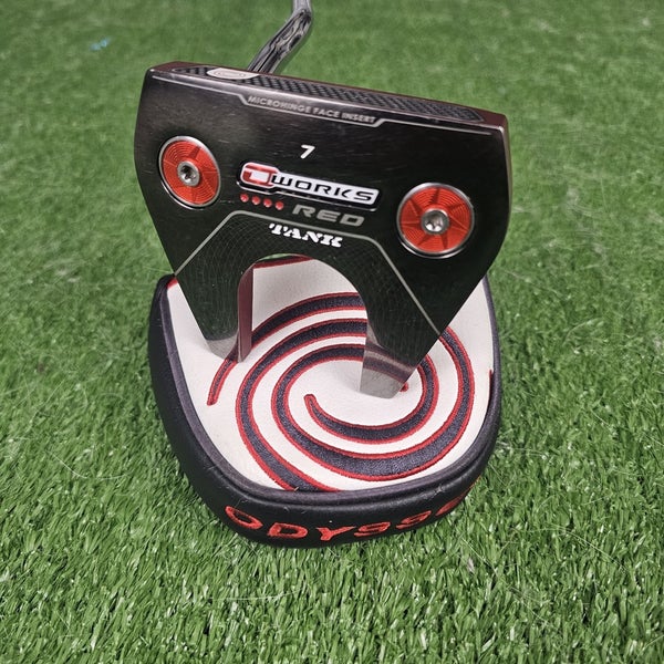 Odyssey O-Works Red Tank 7 Mallet Putter Left Handed LH 36" Super Stroke Grip