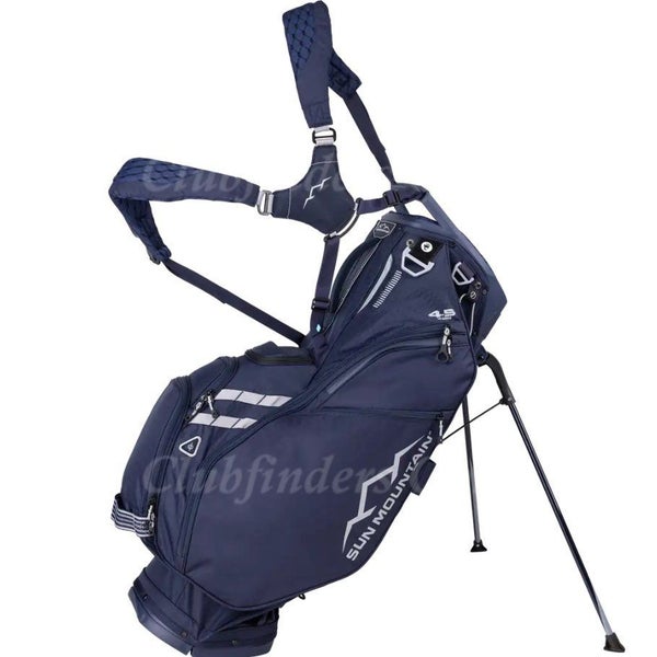 NEW Sun Mountain 4.5LS 14-Way Navy Golf Stand Bag w/ Raincover