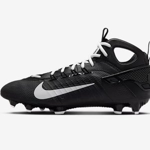 Nike LAX Huarache 9 Elite Black Lacrosse cleats size 11 *BRAND NEW* FD0088-002