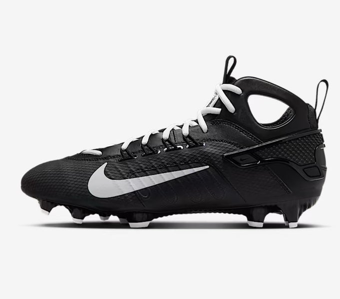 Nike LAX Huarache 9 Elite Black Lacrosse cleats size 11 *BRAND NEW* FD0088-002