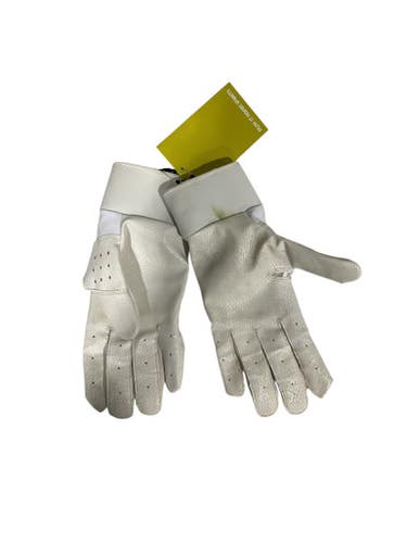 Used Nike BB/SB Batting Gloves White MD 11847-S000029212
