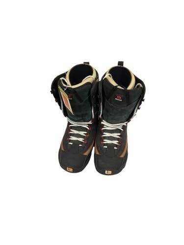 Used Burton RULER Mens Snowboard Boots Black Senior 12 11847-S000029223