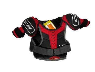 Used CCM QLT230 SHLDR PADS YT Youth Shoulder Pads LG 11847-S000029511