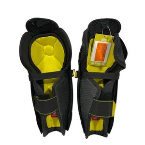 Used CCM TACKS 9550 Junior Shin Guards Black 11" 11847-S000029547