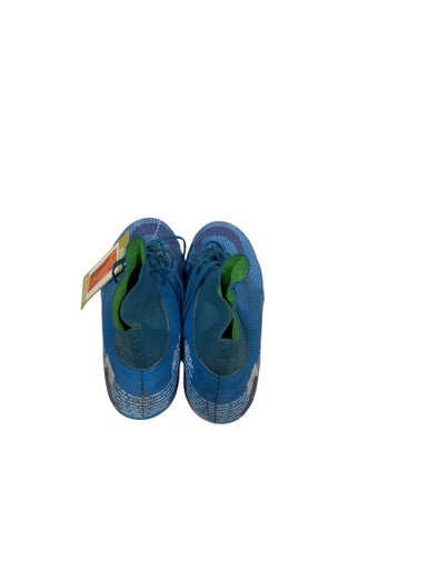 Used Nike MBRC Soccer Cleats White And Carolina Blue Youth 09.0 11847-S000027813