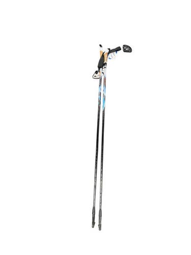 Used Whitewoods CROSS TRAIL Mens XC Ski Poles Black 140 cm / 56 in 11847-S000028637