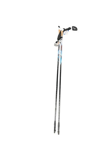 Used Whitewoods CROSS TRAIL Mens XC Ski Poles Black 140 cm / 56 in 11847-S000028637