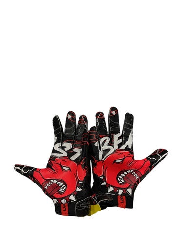 Used Under Armour FB Gloves Red SM 11847-S000029453