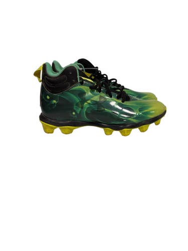 Used Under Armour Jr FB Cleats Green Junior 05.5 11847-S000026999