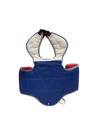Used Martial Arts Chest Guard Royal Blue SM 11847-S000029019