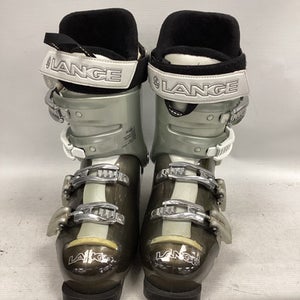 Used Lange EXCLUSIVE 90 Womens DH Ski Boot Grey 255 MP - M07.5 - W08.5 11851-S000038707