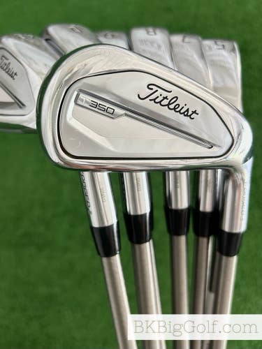 Titleist T350 Forged Iron Set 5-48 / SteelFiber fc 80 Regular Graphite