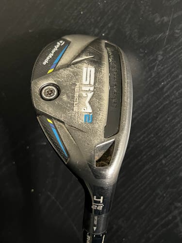 TaylorMade SIM2 22* 4 Rescue 40" RH Evenflow Riptide 80g 6.0 Stiff Lamkin Sonar