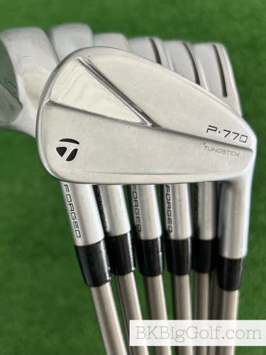 Taylormade P770 23 Forged Iron Set 4-P / SteelFiber i110 Stiff Graphite