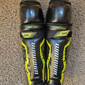 Warrior Alpha QX Pro 13" Shin Pads (Like New)