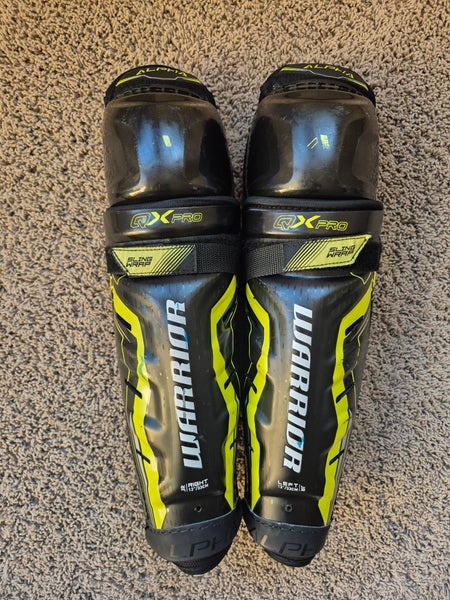Warrior Alpha QX Pro 13" Shin Pads (Like New)