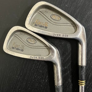 Cobra King Snake Oversize 3+4 Irons Stiff Steel RH Golf Pride Tour Wrap