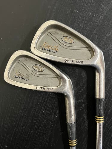 Cobra King Snake Oversize 3+4 Irons Stiff Steel RH Golf Pride Tour Wrap