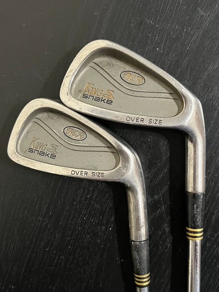 Cobra King Snake Oversize 3+4 Irons Stiff Steel RH Golf Pride Tour Wrap
