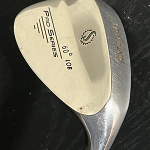 Spalding Pro Series Lob Wedge 60* Right Handed Steel Shaft Stock Grip 35"