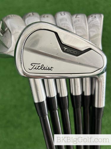 Titleist T200 21 Forged Iron Set 5-48 / Tensei Red Regular Graphite +1.5