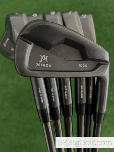 Miura TC-201 Black Iron Set 5-P / KBS $-Taper 120 Stiff