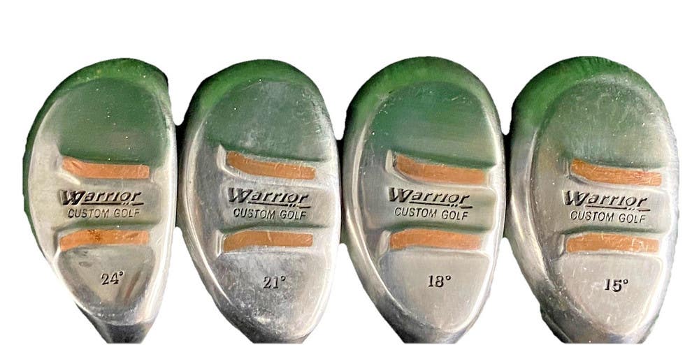 Warrior Golf Hybrid Set 1h,2h,3h,4h RH Men's Regular Flex Graphite New Grips