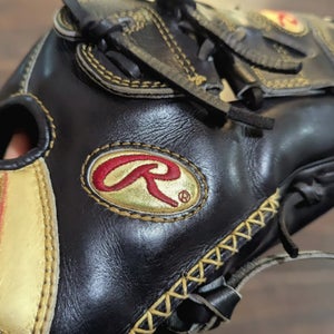 Rare Rawlings Gold Glove RGG205-9B Baseball Pitcher's Glove 11.75"