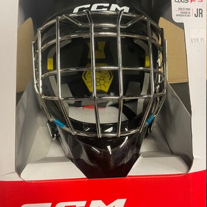 CCM Axis F5 Goalie Mask Black Jr