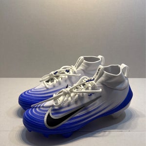 Men's Nike Zoom Air Vapor Pro 1 Football Cleats White Blue FB3298-101 Size 9