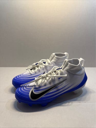 Men's Nike Zoom Air Vapor Pro 1 Football Cleats White Blue FB3298-101 Size 9