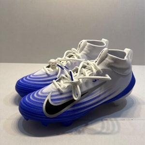 Nike Air Zoom Vapor Pro 1 Football Cleats White Racer Blue Sz 8 FB3298-101