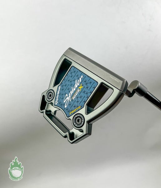 Used RH TaylorMade Spider Tour X Proto 34" Putter Black Steel Golf Club