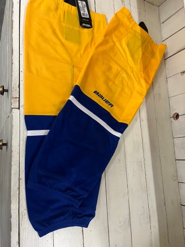 Yellow Large Senior Bauer Socks (New)