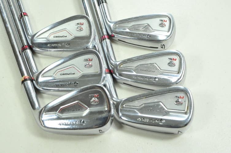 TaylorMade RSi TP 5-PW Iron Set Stiff Flex Right KBS Tour Steel # 202263
