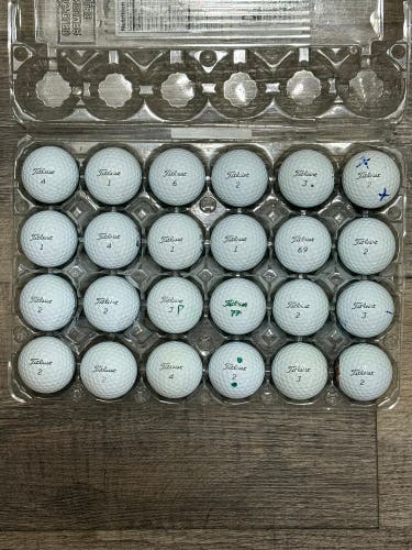24 Titleist Pro V1 Golf Balls - 5A MINT CONDITION ONLY