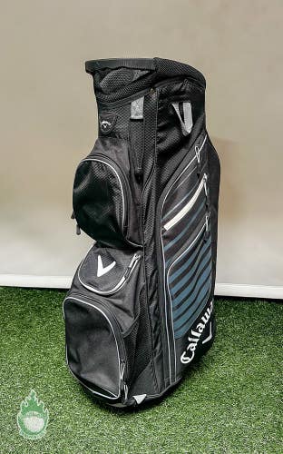 Used Callaway CHEV ORG 14 Way Cart Carry Bag Black