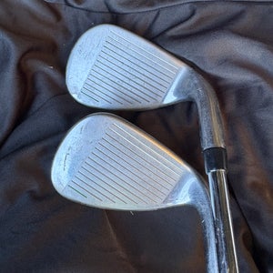 Men's Callaway XR Left Hand Iron Set Stiff Flex (8 Clubs) #4 - #9, PW, AW Steel Shaft