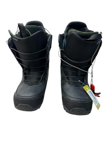 Used Burton DRIVER X Mens Snowboard Boots Black Senior 12 11835-S000198824