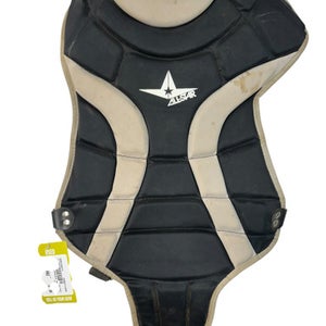 Used All Star CP912LS Catchers Chest Protector Black And Grey Intermed 11835-S000198873