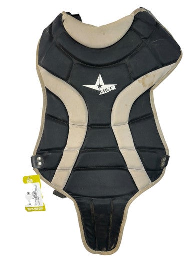 Used All Star CP912LS Catchers Chest Protector Black And Grey Intermed 11835-S000198873