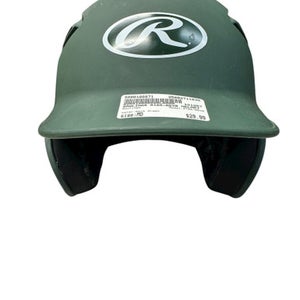 Used Rawlings R16S-REVB Batting Helmet No Mask Dark Green MD 11835-S000198871