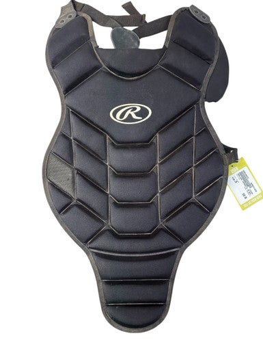 Used Rawlings CPPRDGY-B Catchers Chest Protector Black Junior 11835-S000198875