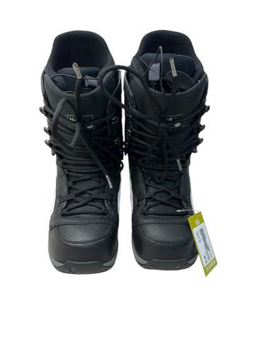 Used Burton HAIL Mens Snowboard Boots Black Senior 12 11835-S000198888