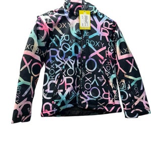 Used Roxy Outerwear Heavy Jacket Y Black And Pink Youth 11835-S000198910