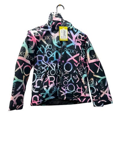Used Roxy Outerwear Heavy Jacket Y Black And Pink Youth 11835-S000198910