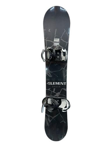 Used SHOCK COMPLETE Mens Board/Bindings Black And Grey 155 cm 11835-S000198964