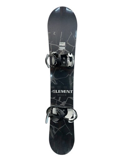 Used SHOCK COMPLETE Mens Board/Bindings Black And Grey 155 cm 11835-S000198964