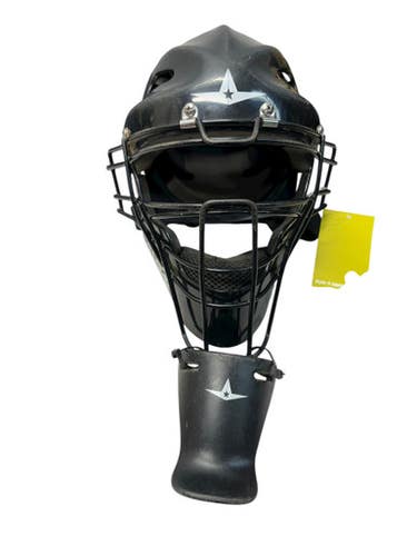Used All Star PAN010-09-2018 Catchers Helmet w/Mask Black LG 11835-S000198383